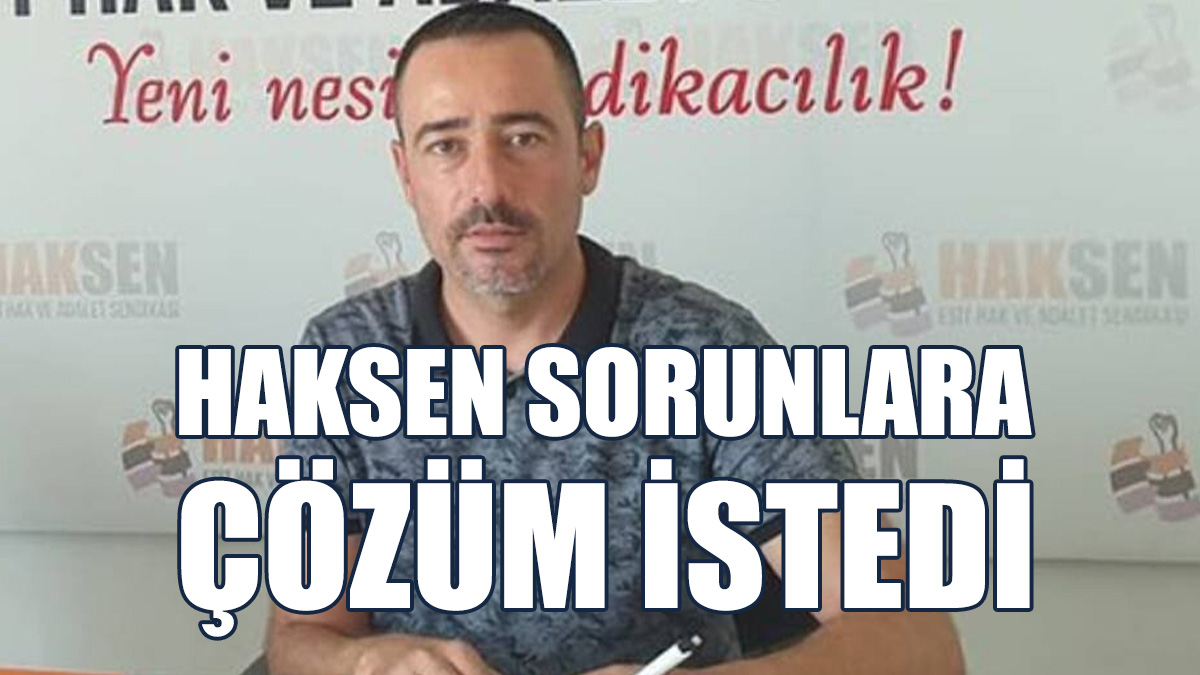 HAKSEN Tapu Ve Kadastro Dairesi’nin Sorunlarına Çözüm İstedi