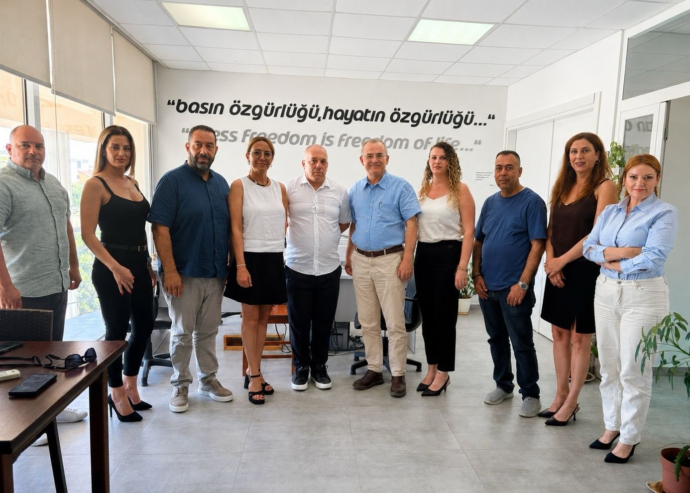 Bay-Sen Gazeteciler Birliği’ni ziyaret etti