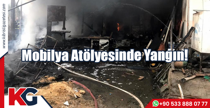 Mobilya Atölyesinde Yangın!