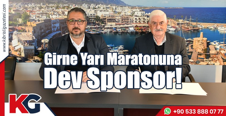 Girne Yarı Maratonuna Dev Sponsor!