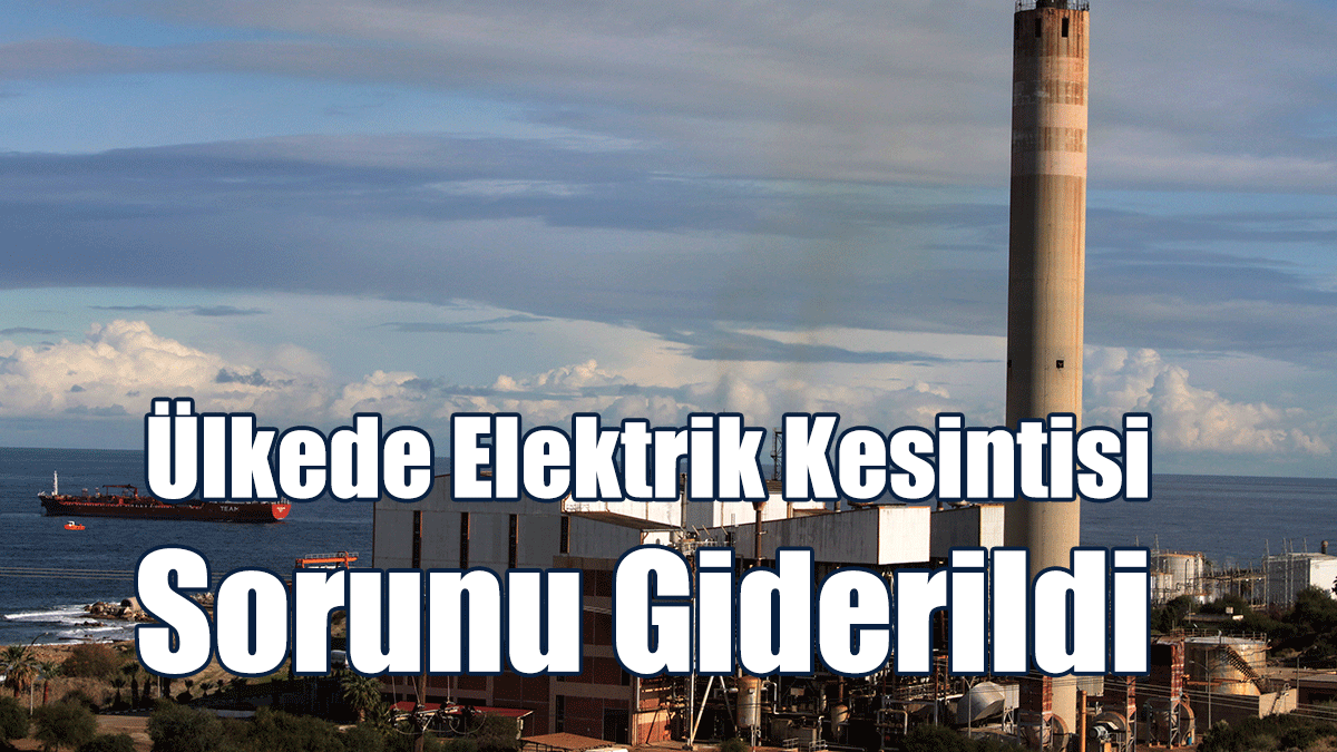 Ülkede Elektrik Kesintisi Sorunu Giderildi