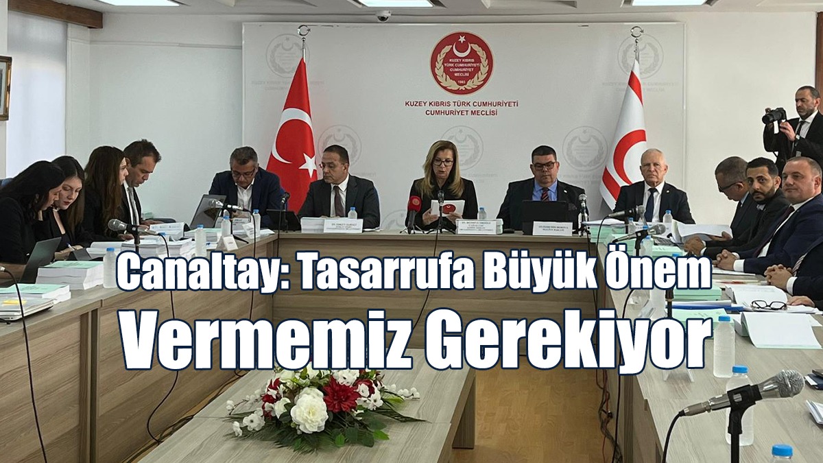 Canaltay: Tasarrufa Büyük Önem Vermemiz Gerekiyor