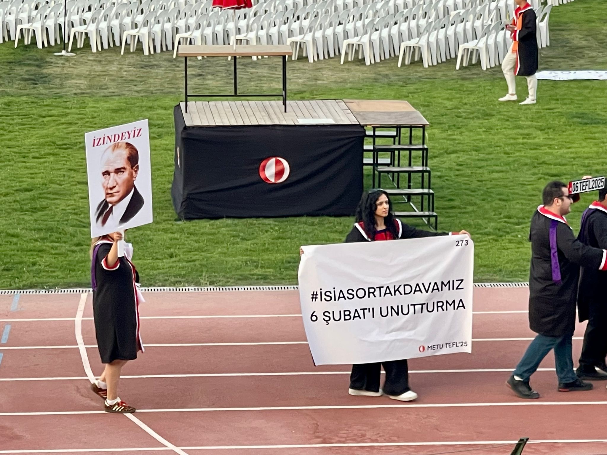 ODTÜ Devrim sahnesinde Şampiyon Melekler için adalet çağrısı