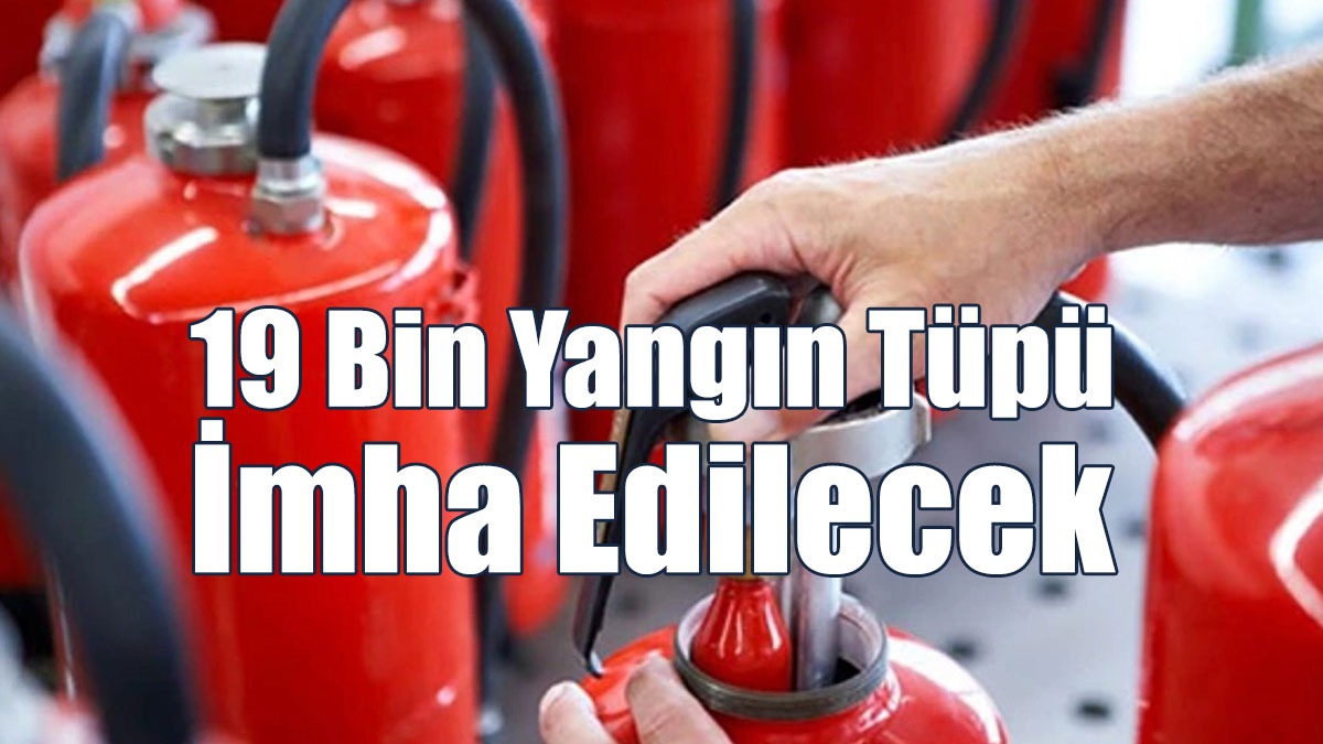 Tayland'daki 19 Bin Yangın Tüpü İmha Edilecek