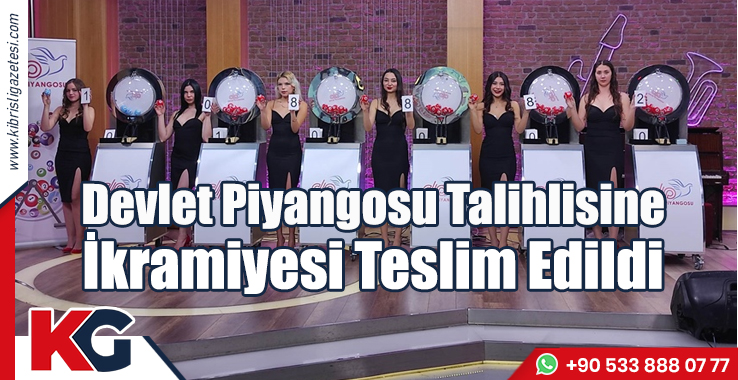 Devlet Piyangosu Talihlisine İkramiyesi Teslim Edildi