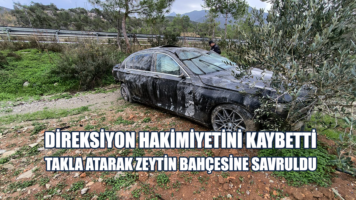 Geçitkale-Tatlısu Yolunda Kaza