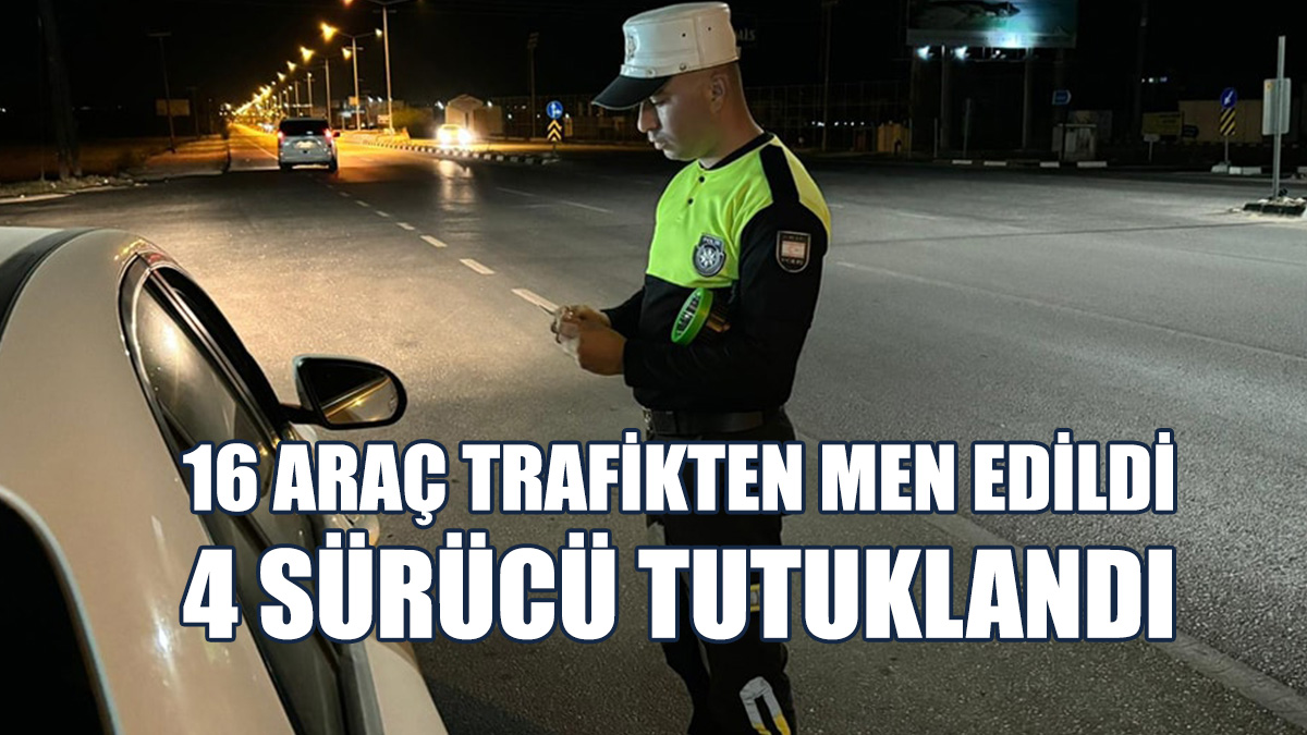 Bin 899 Araç Sürücüsünün Kontrol Edildi
