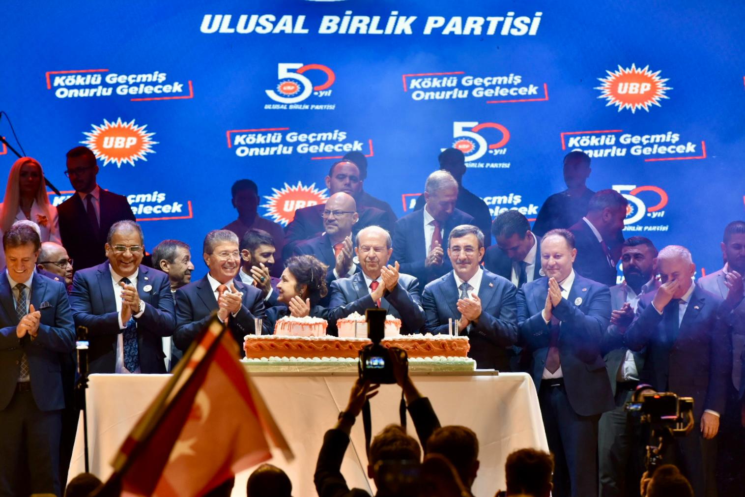 UBP’nin 50. kuruluş yıldönümü resepsiyonla kutlandı