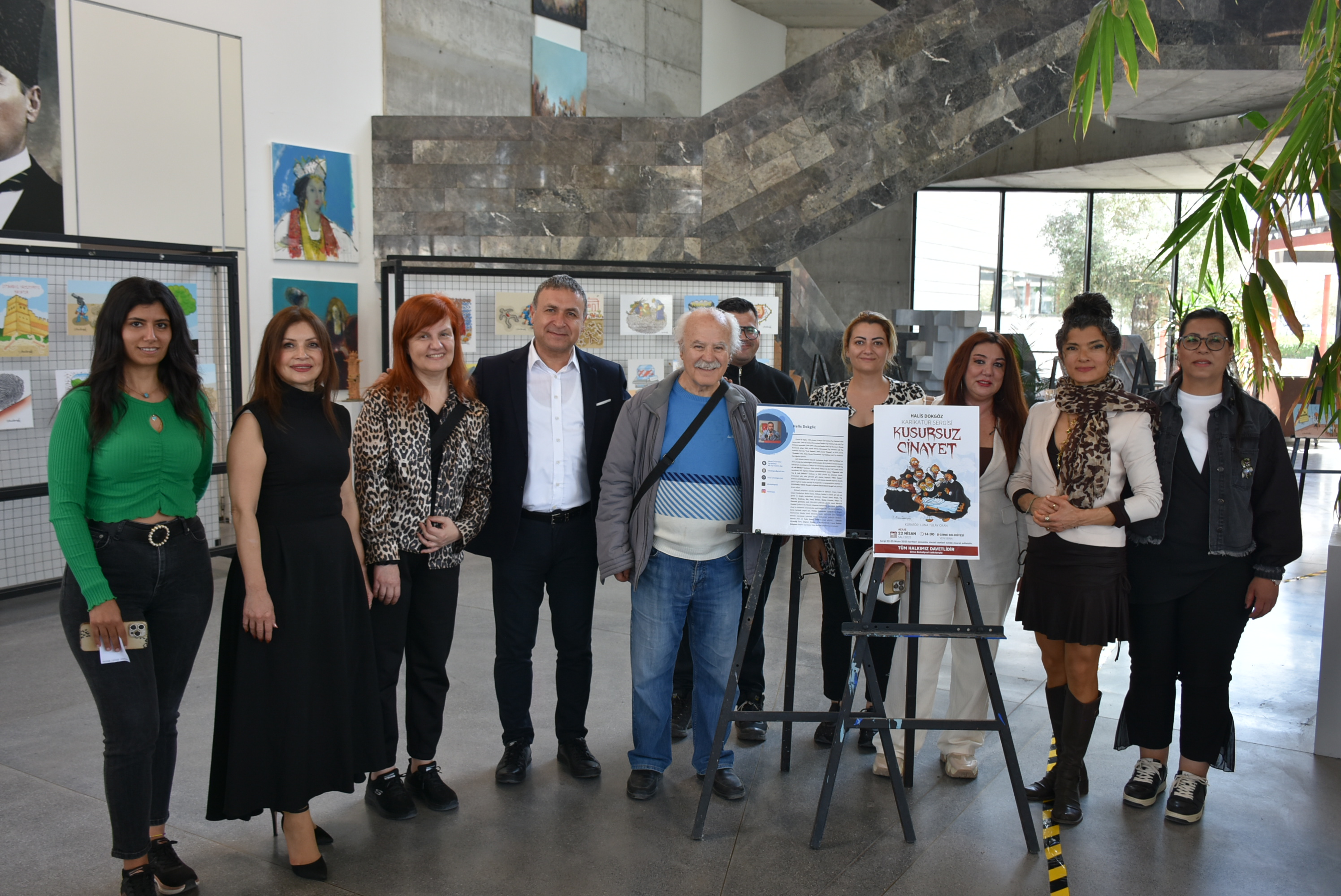 "Kusursuz Cinayet Karikatür Sergisi" açıldı