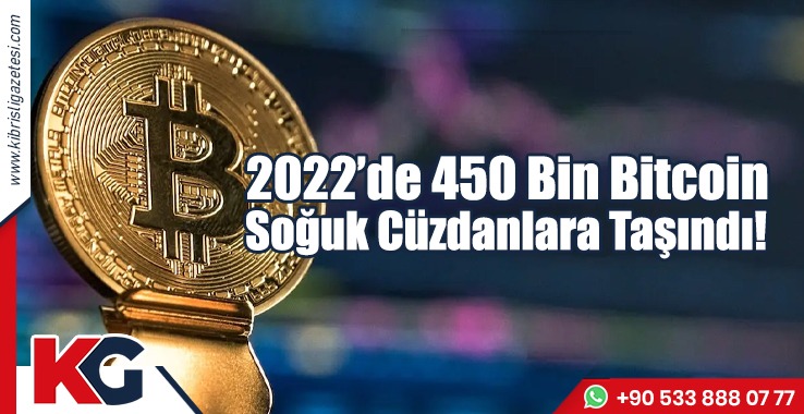 2022’de 450 Bin Bitcoin Soğuk Cüzdanlara Taşındı!