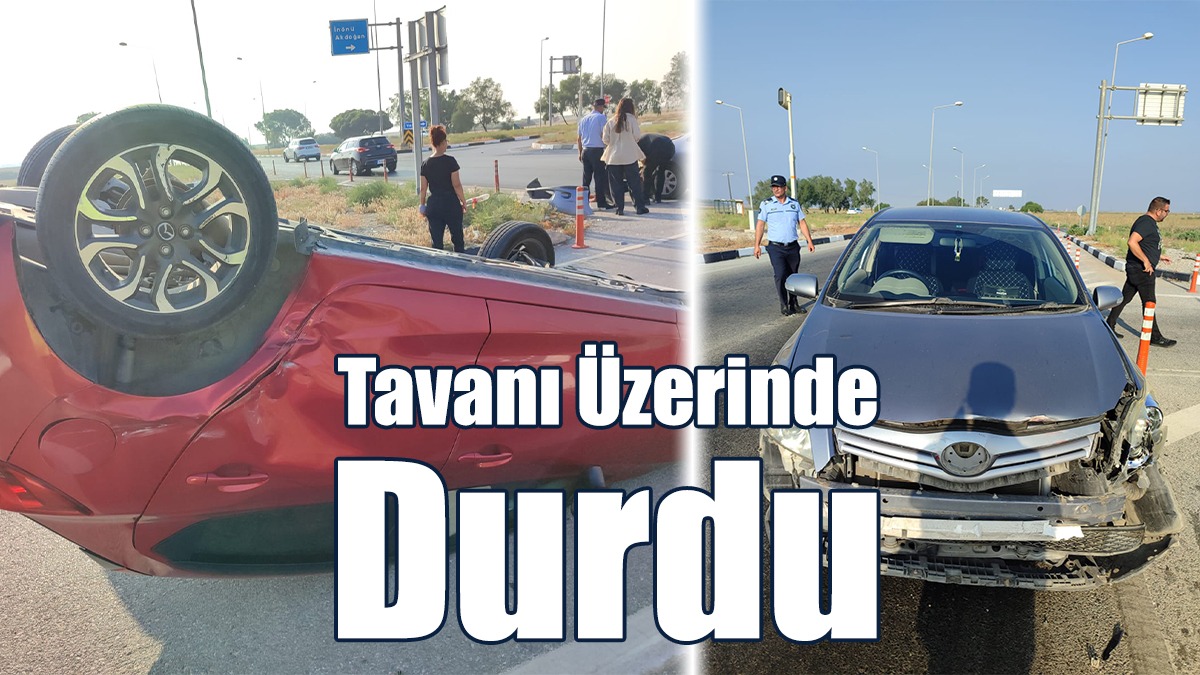 Lefkoşa - Gazimağusa Anayolunda kaza