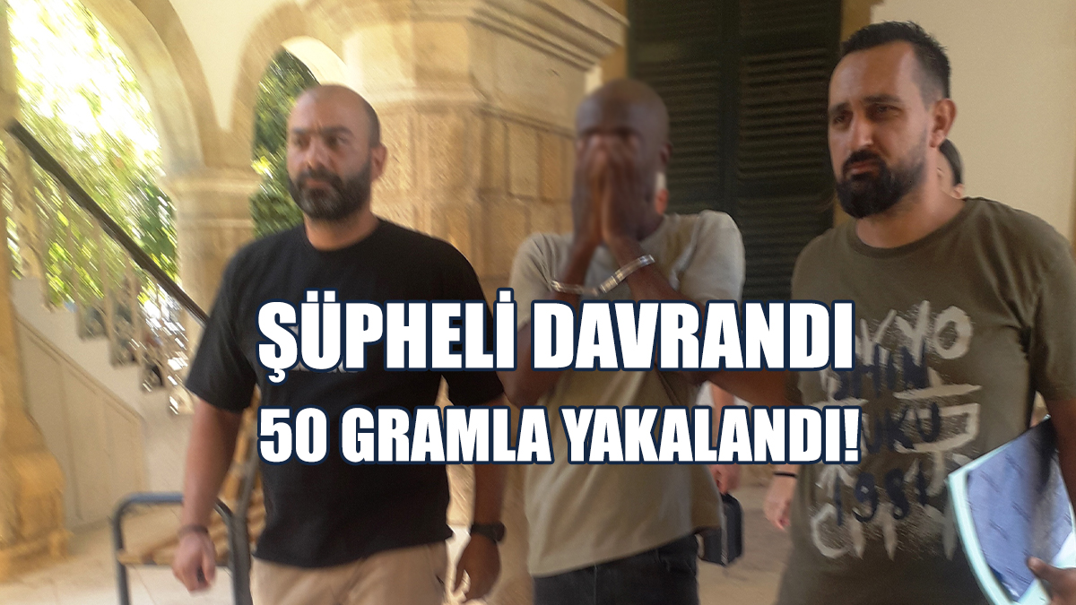 Şüpheli Davrandı, 50 Gramla Yakalandı!