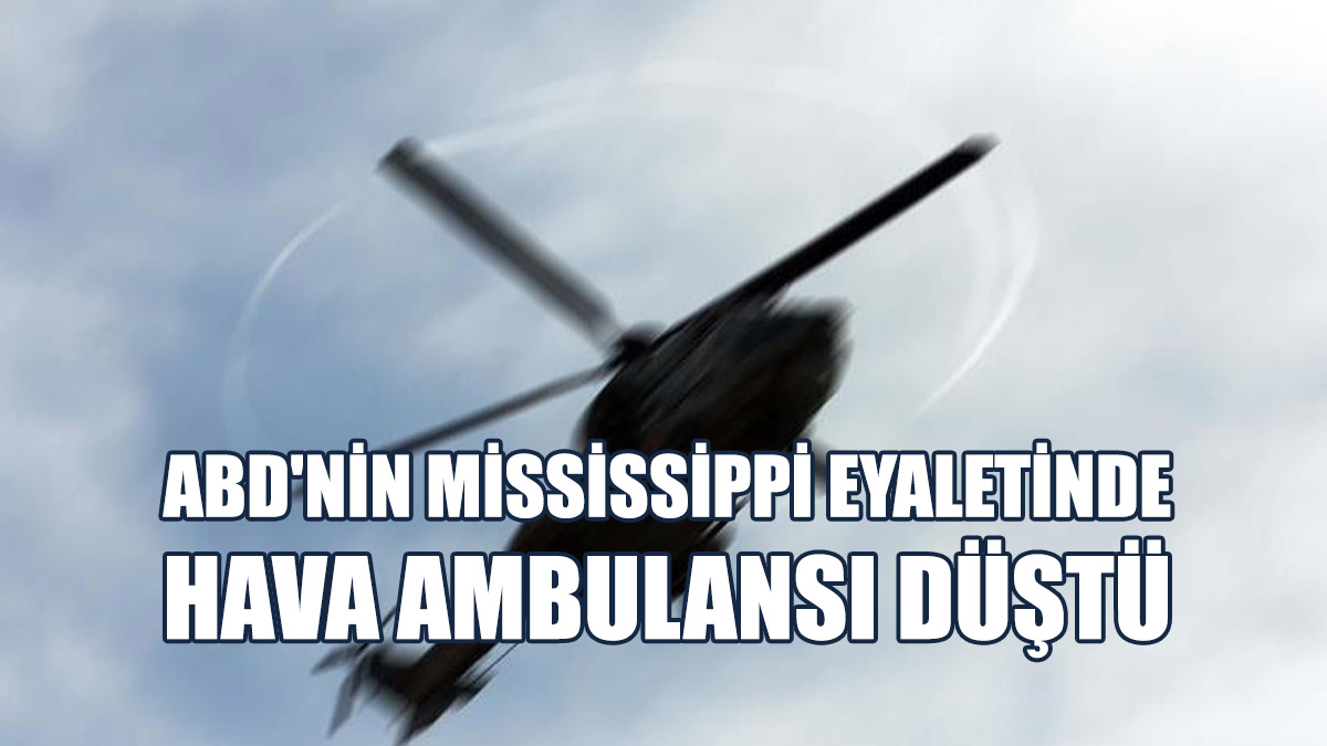 Hava Ambulansında 3 Kişi Bulunuyordu