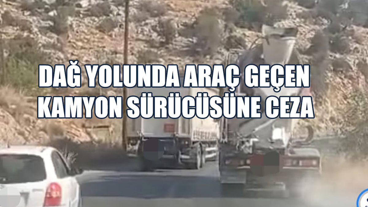 Beton Mikseri Kamyon Araç Sürücüsü Rapor Edildi