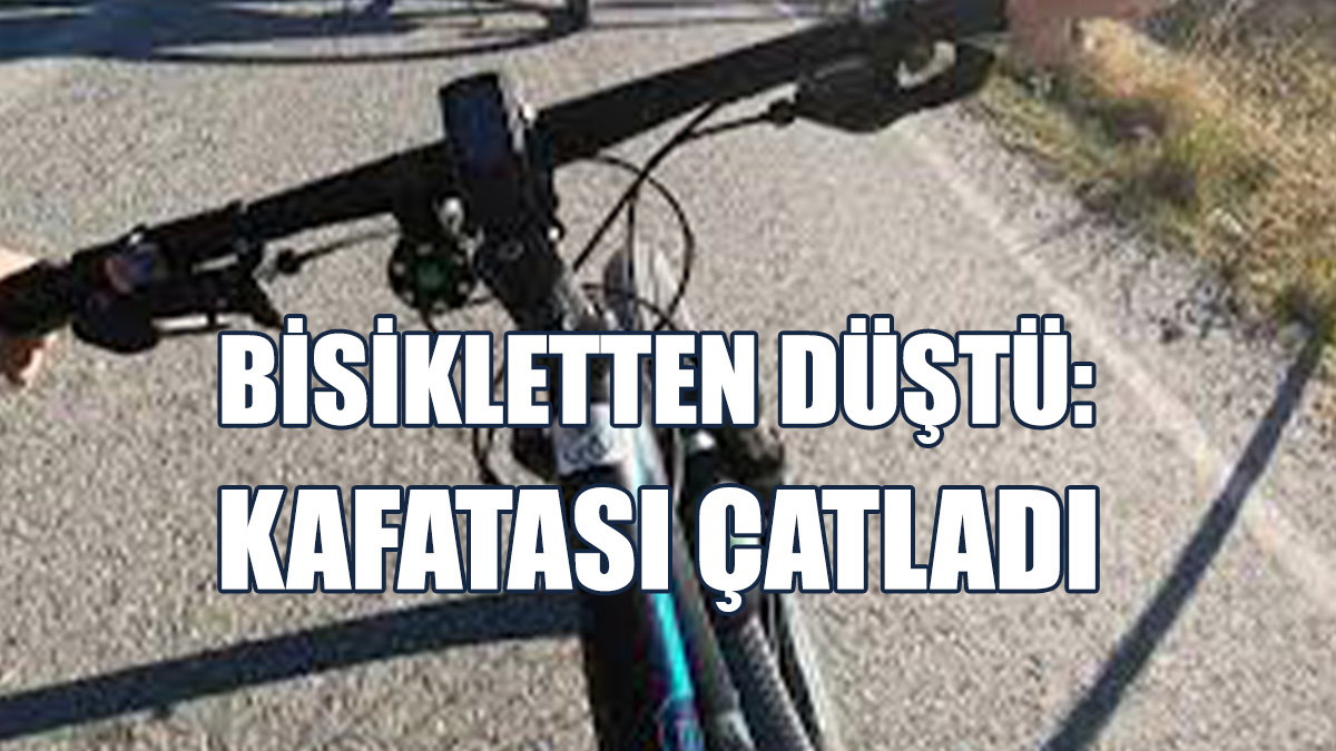 8 Yaşındaki Çocuk Bisikletten Düştü, Yaralandı