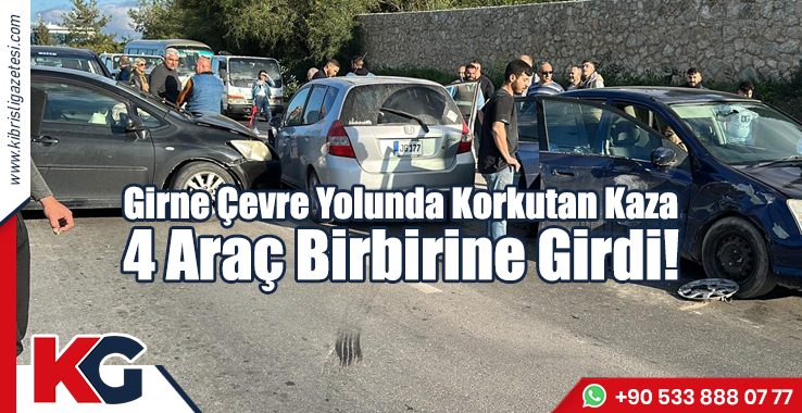 4 Araç Birbirine Girdi!