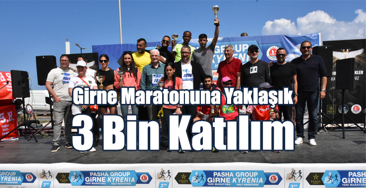 Girne Maratonuna Yaklaşık 3 Bin Katılım