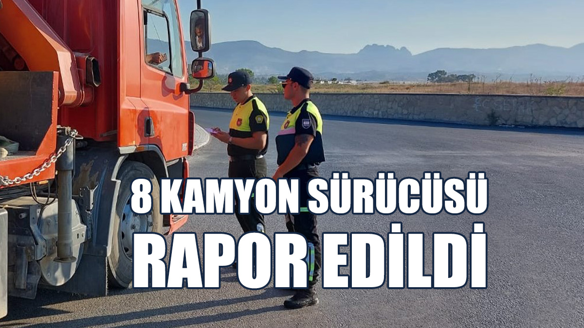 Kamyon Araçlara Yönelik Trafik Denetimleri Sürüyor