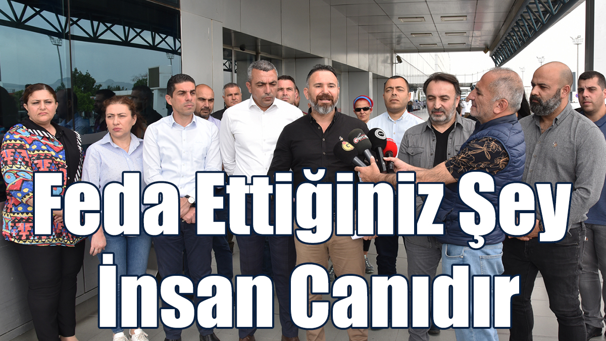 Sendikalar, Ercan’da Eylem Yaptı