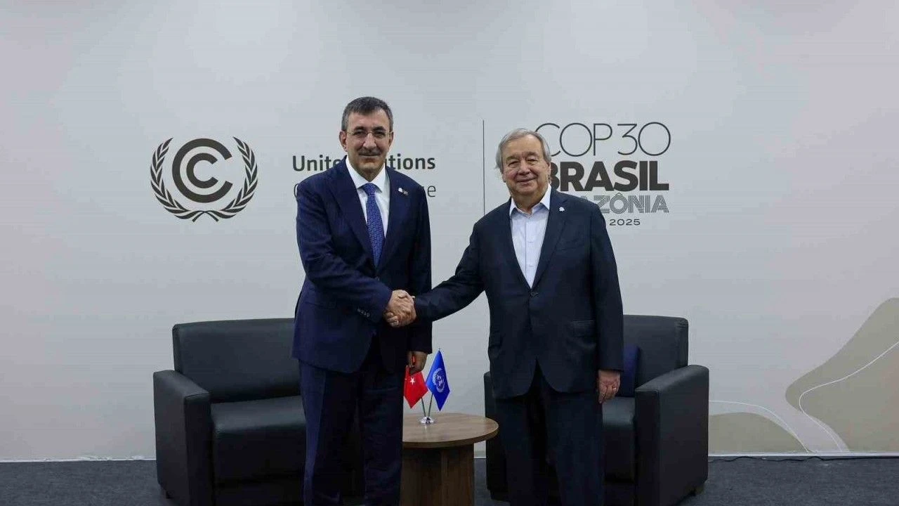 Yılmaz, Guterres ile görüştü: Küresel barış için işbirliklerine yapıcı katkı sunmayı sürdüreceğiz