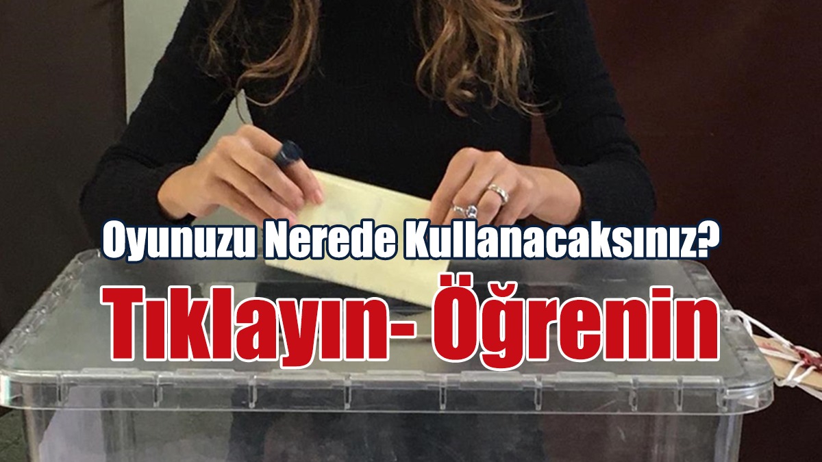 Oyunuzu Nerede Kullanacaksınız?