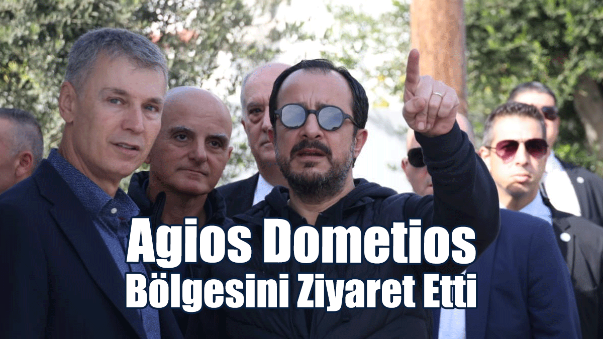Hristodulidis, Agios Dometios (Metehan) Bölgesini Ziyaret Etti