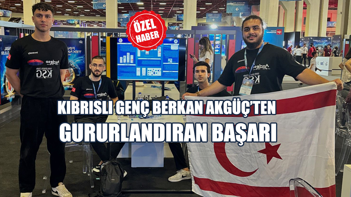 Kıbrıslı Genç Berkan Akgüç’ün Invessly ekibi Teknofest’te Finale Kaldı
