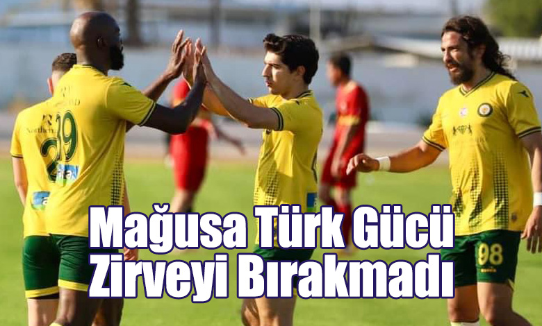 Mağusa Türk Gücü Zirveyi Bırakmadı