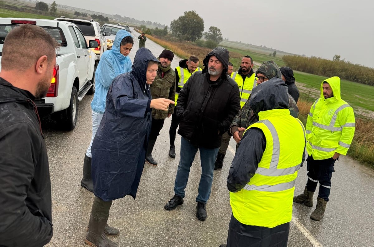 Mesarya’da yağmur suyu Kukla Barajı’na yönlendiriliyor