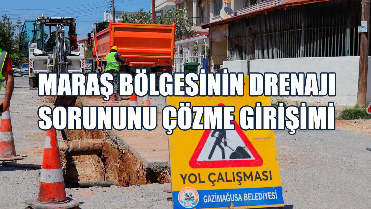 Gazimağusa Belediyesi Drenaj Sorunu İçin Harekete Geçti