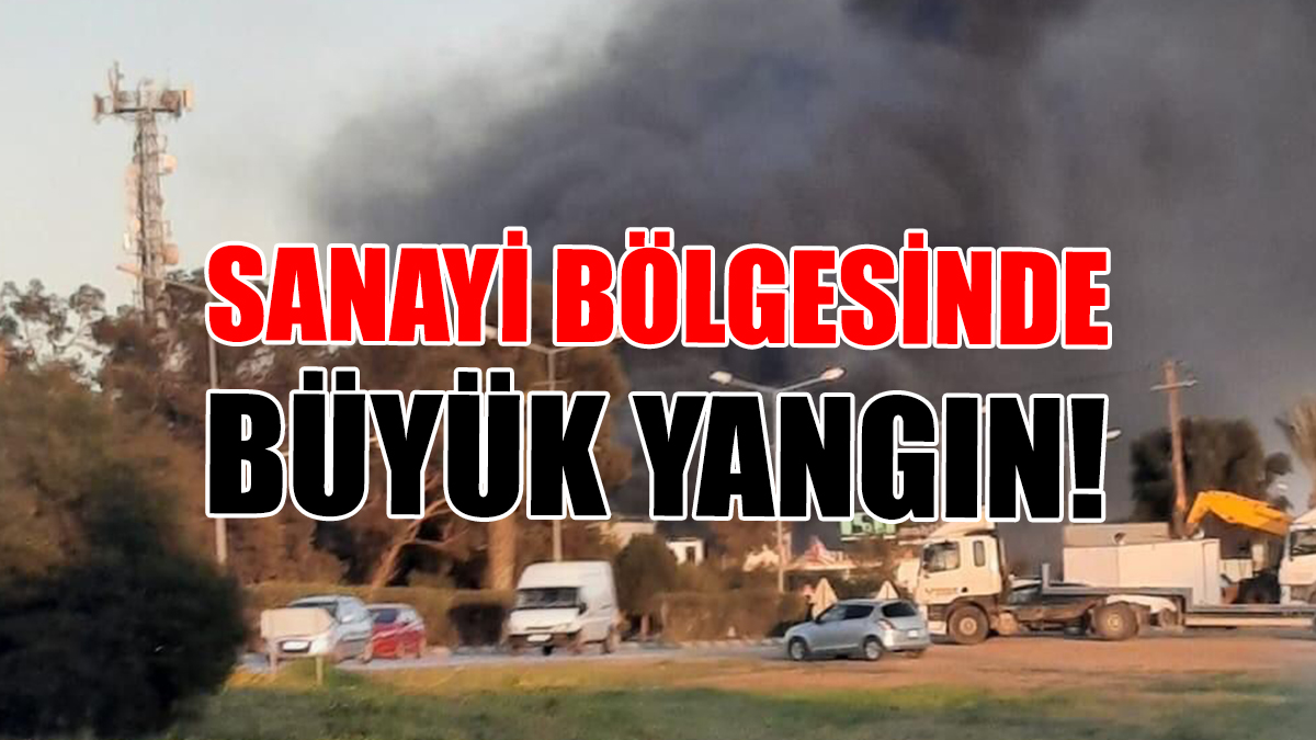 Sanayi Bölgesinde Büyük Yangın!