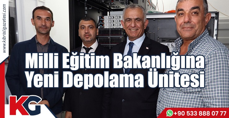 Milli Eğitim Bakanlığına Yeni Depolama Ünitesi