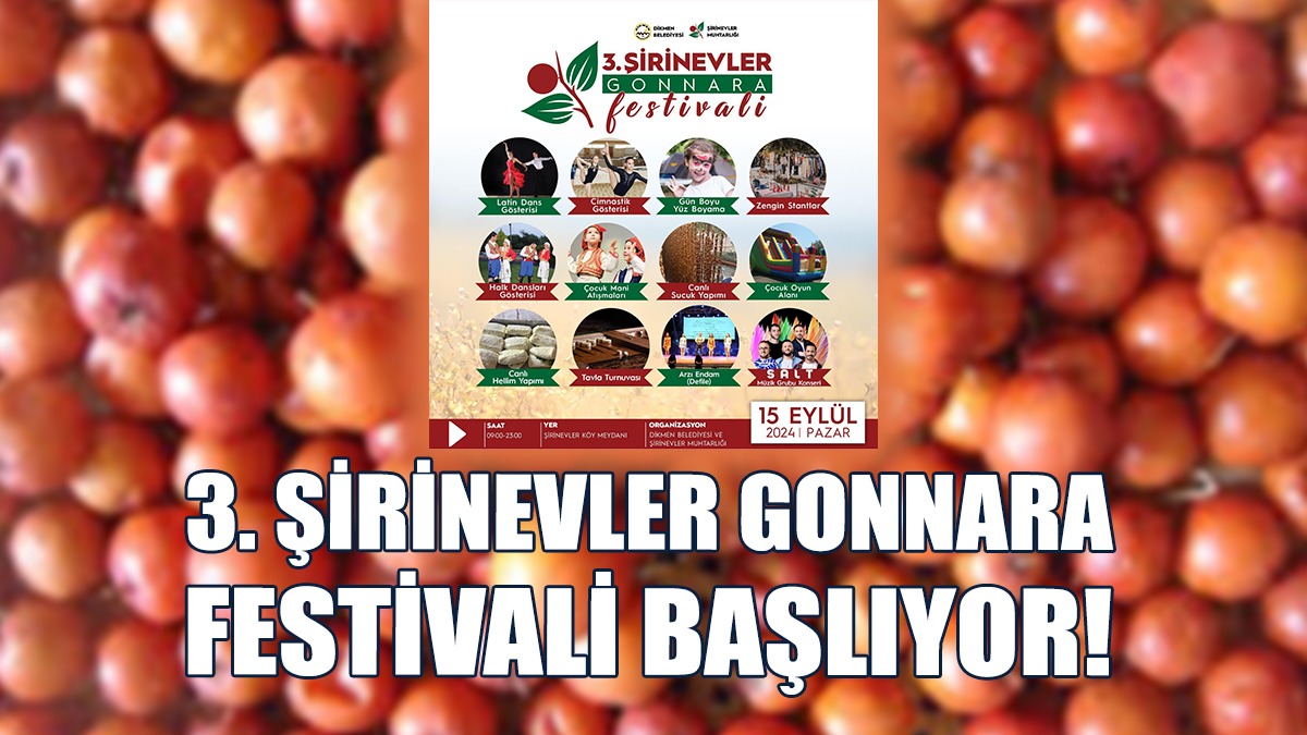 3. Şirinevler Gonnara Festivali Başlıyor...
