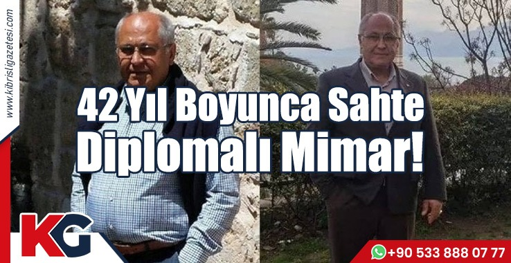 42 Yıl Boyunca Sahte  Diplomalı Mimar!