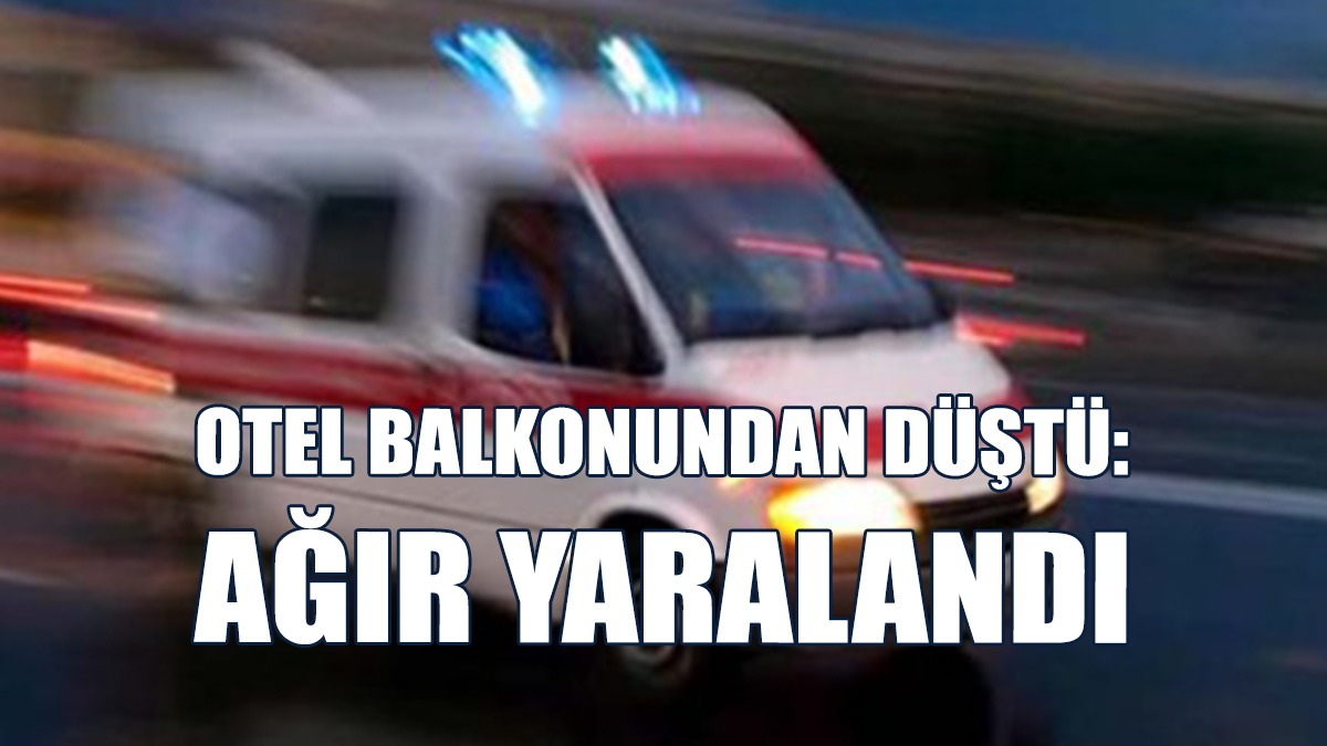 10 Buçuk Metreden Aşağı Düştü